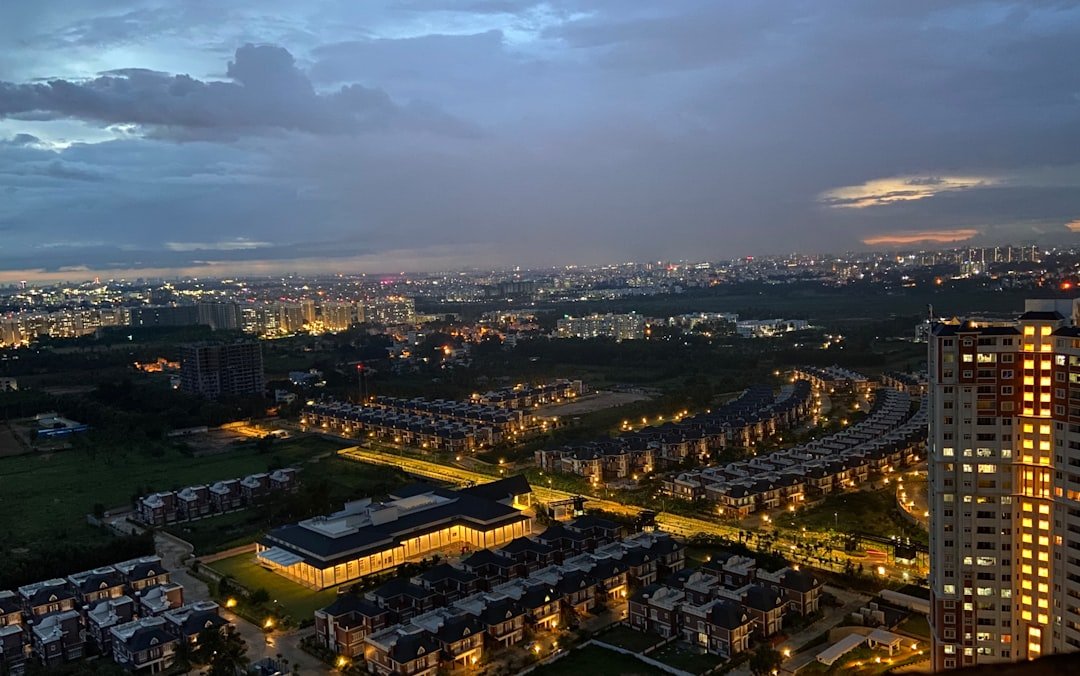 Bangalore city skyline investment real estate growth
